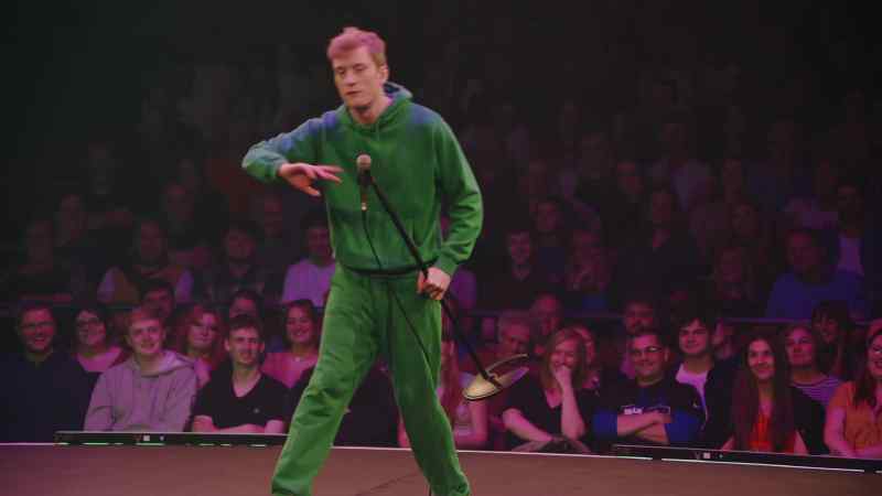 That's me watching the funniest comedian