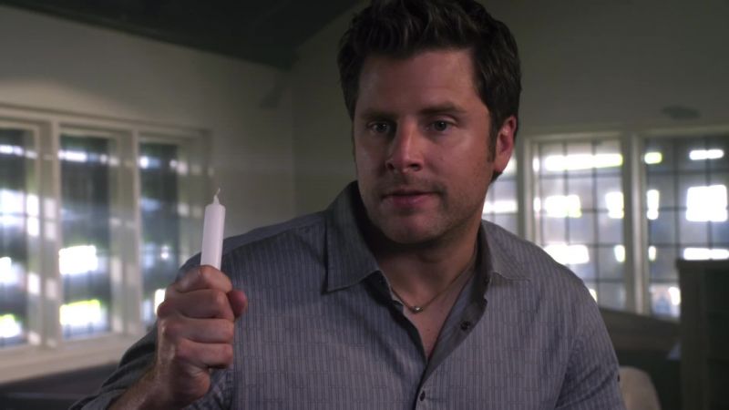 That's what you picked as a weapon? A candle?