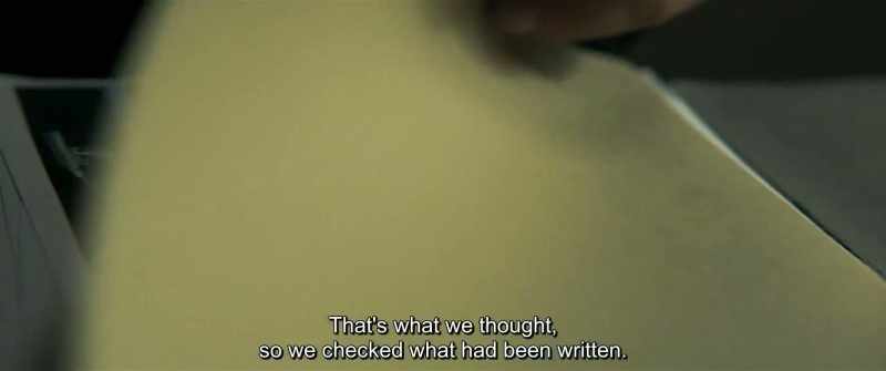 That's what we thought, so we checked what had been written