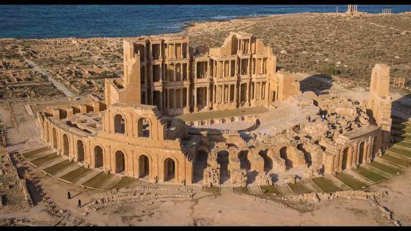 That's where-- Now we're going right-- the whole circle back to Sabratha