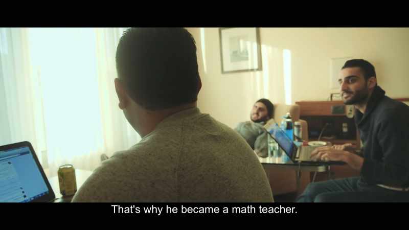 That's why he's a math teacher. -I'm a math guy