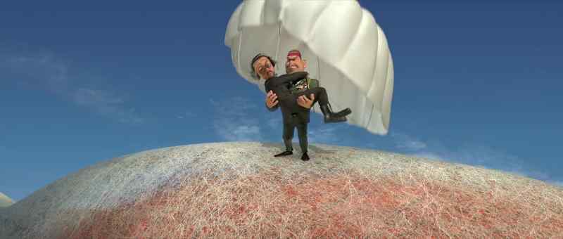 That's why I always wear a parachute, Lieutenant