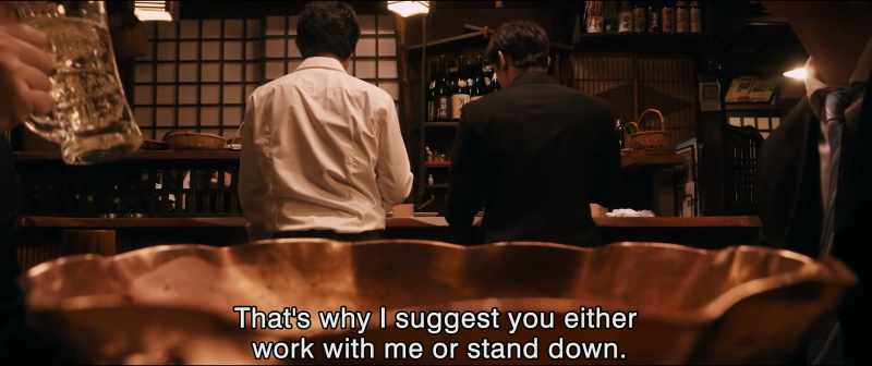 That's why I suggest you either work with me or stand down