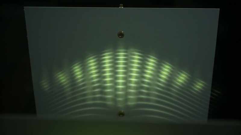 That's why they're called an interference pattern