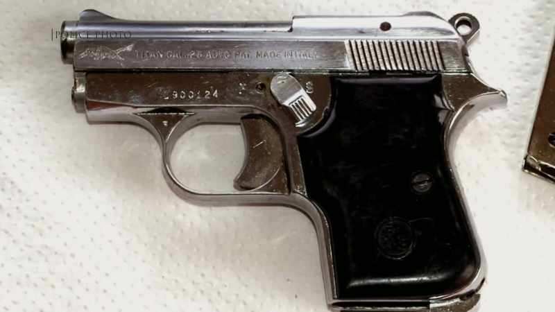 The .25 caliber pistol was sent to the lab, tested