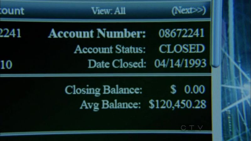 The account was closed 19 years ago