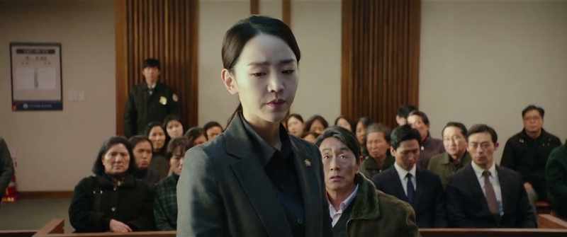 The actual murderer is Tae-su Ahn, the defendant's husband