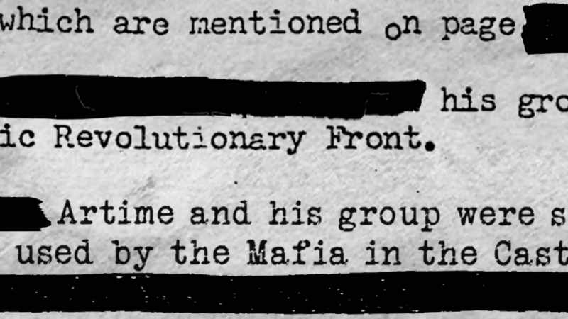 The agency said in documents compiled in 1977