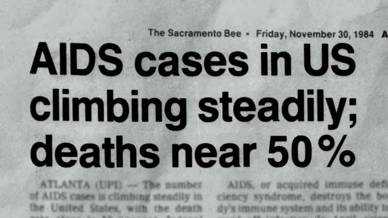 The AIDS epidemic was just beginning