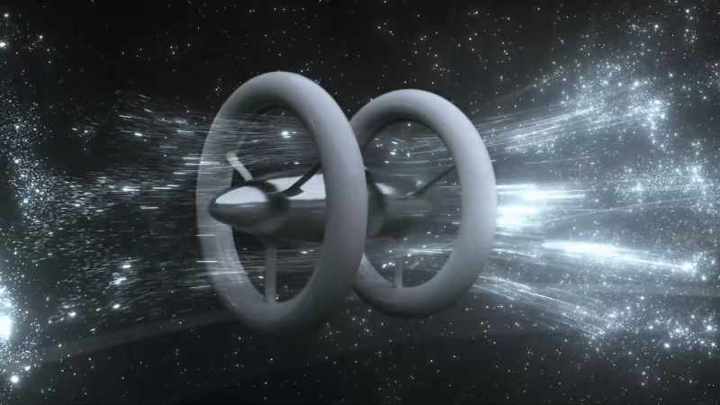 The Alcubierre Drive Ship is a gravitational wave making
