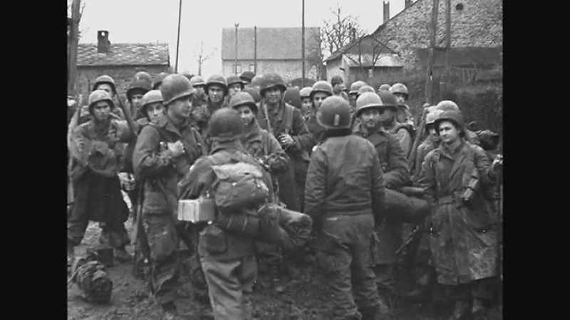 The Allies march across the borders