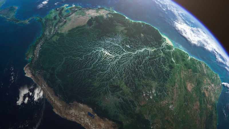 The Amazon carries more water