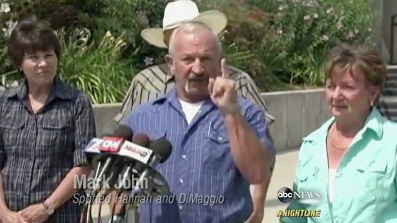 The AMBER Alert was on the television