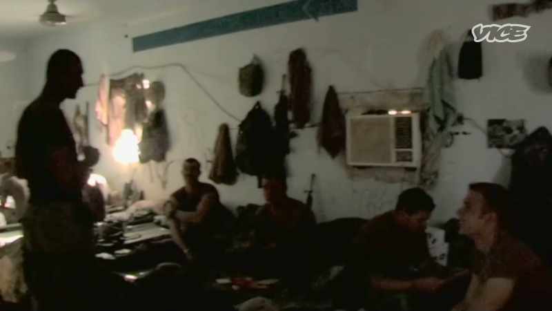The American troops had to scrape and scrap