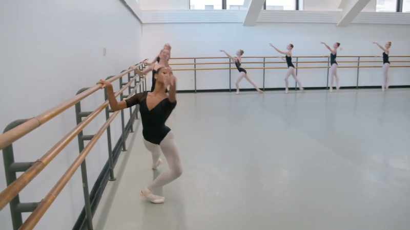 The amount of classes we have, they're all en pointe