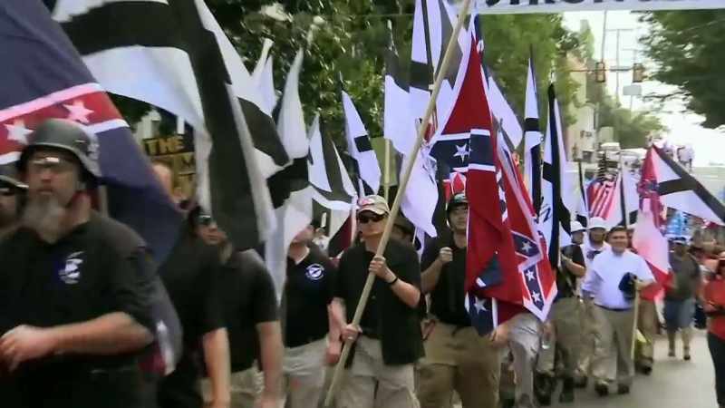 The anger here in Charlottesville