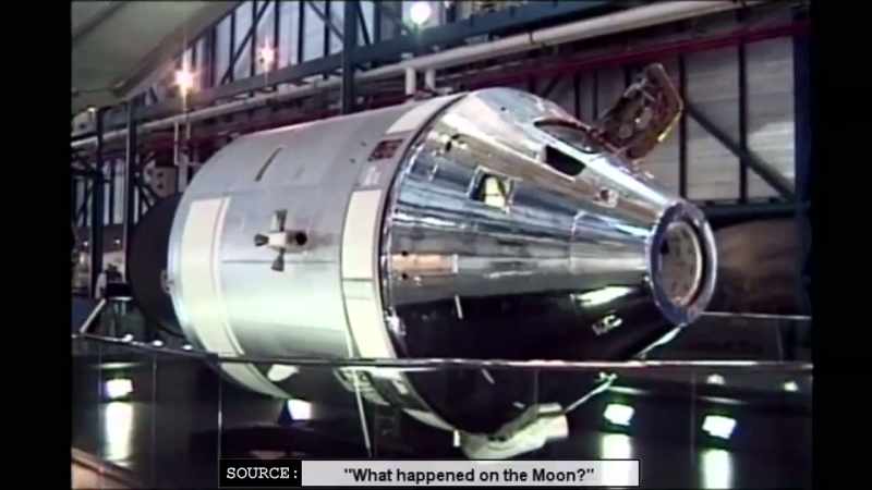 The Apollo capsule itself was unusually small