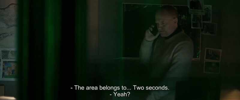 The area belongs to... Two seconds. - Yeah?