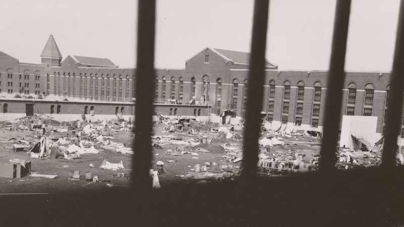 The assault reduced the D yard world to wreckage