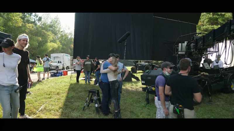 The atmosphere with cast and crew is very close-knit