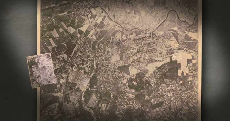 The Auschwitz camp complex covered several miles