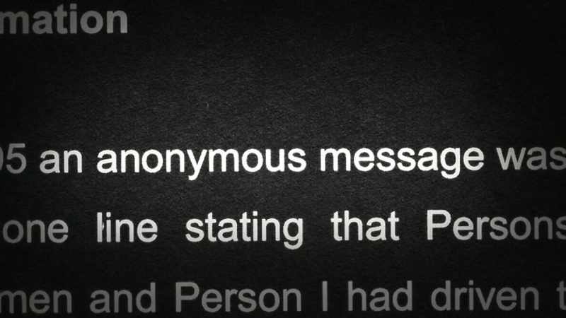 The author of the anonymous letter