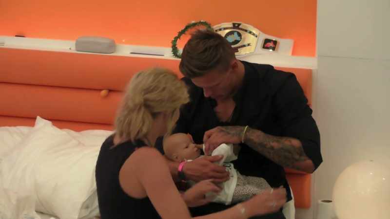 The baby looks ugly