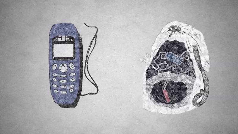 The backpack contained a phone