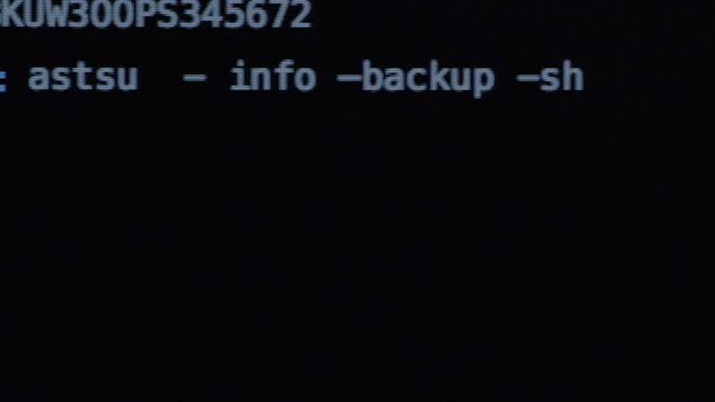 The backup server up and running?