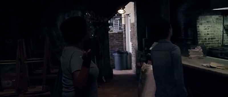 The bar is right there. -Look at all this brick