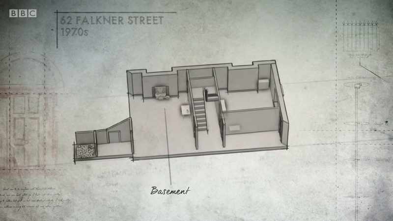 The basement, where the kitchen and scullery used to be
