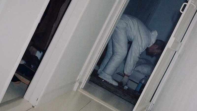 The bedroom was most unusual