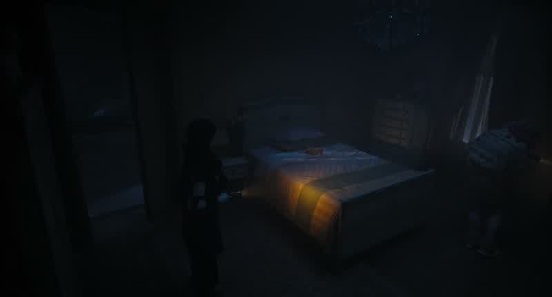 The bed's made