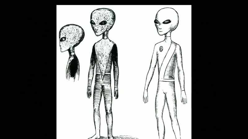The being on the right also had a triangle