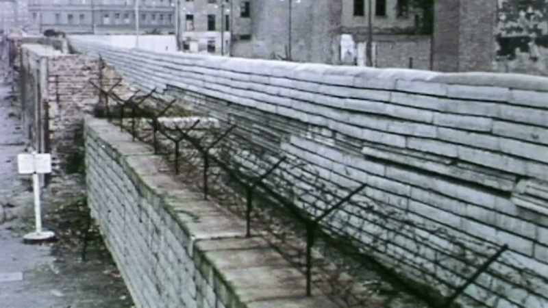 The Berlin Wall was actually constructed of two walls