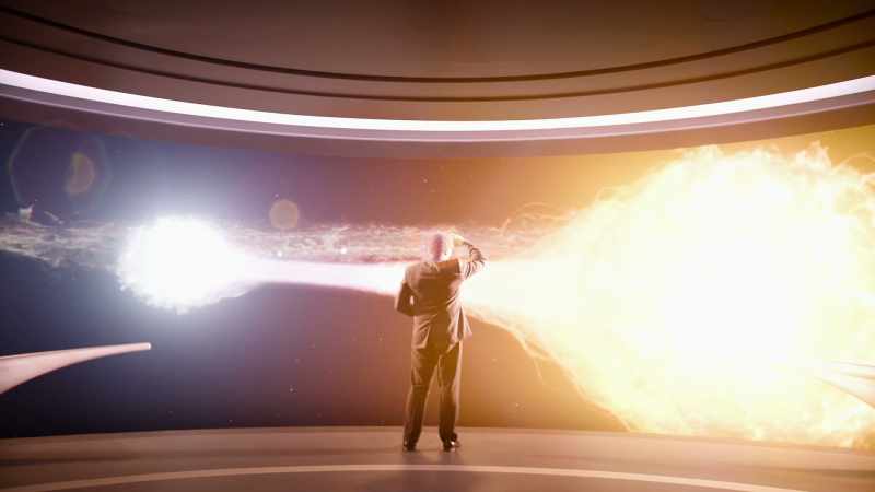 The Beta Lyrae system is about 1,000 light-years from earth