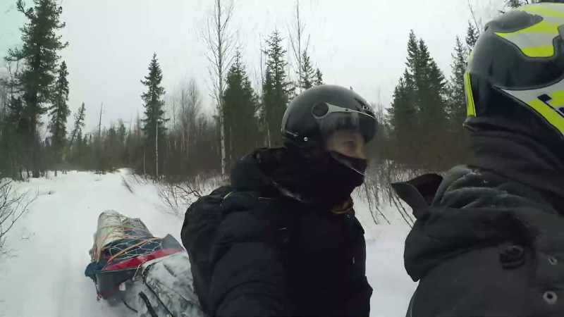 The biting cold reminds me