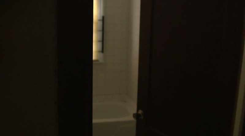 The black anomaly appears in seven frames