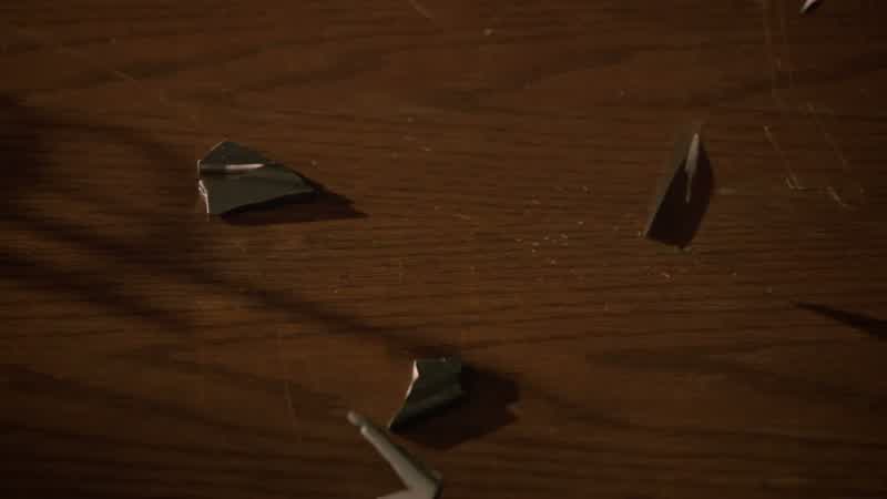 The blade was shattered the last time it was used