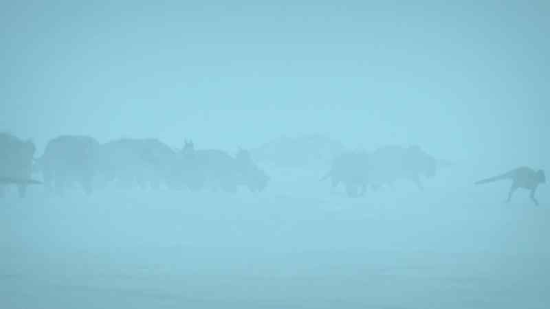 The blizzard worsens