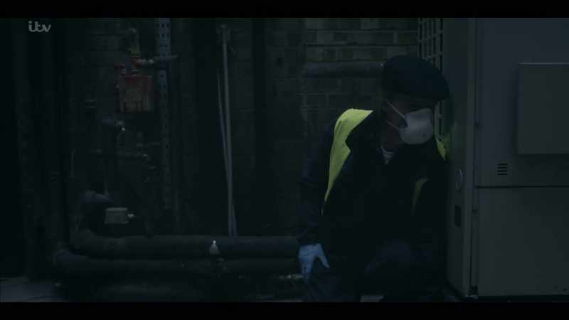 'The bloke downstairs is still in his workshop.'