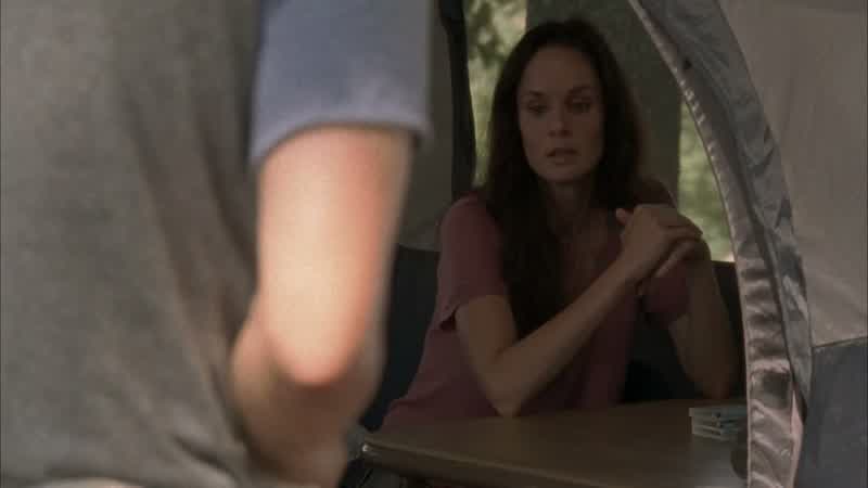 The bIood on Maggie's shirt-- She was attacked