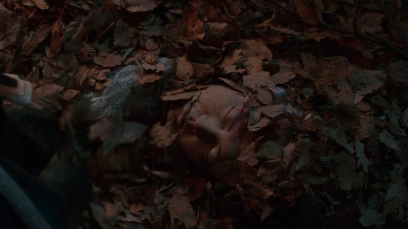 The body was covered up with leaves and dirt