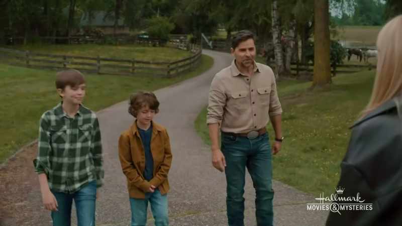 The boys saw you drive up