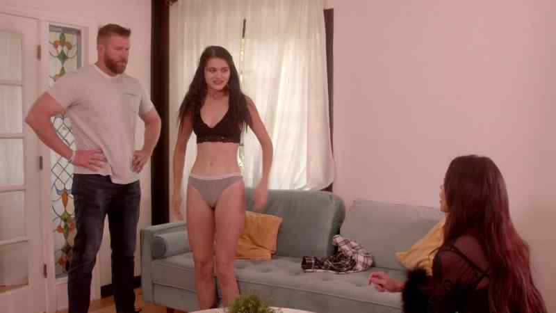 The bra too, please