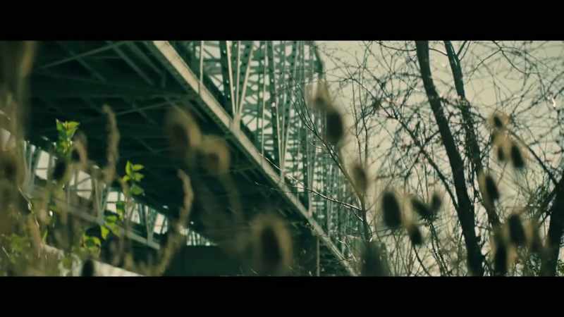 The bridge from which he threw the body