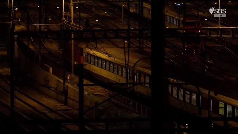 The broken-down German train has had to be swapped out