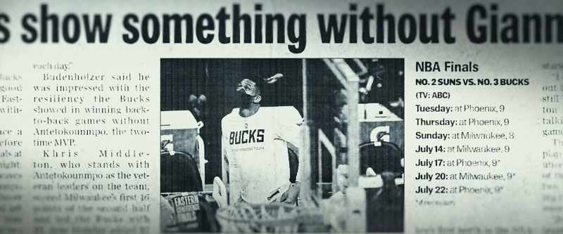 The Bucks advance now to the finals