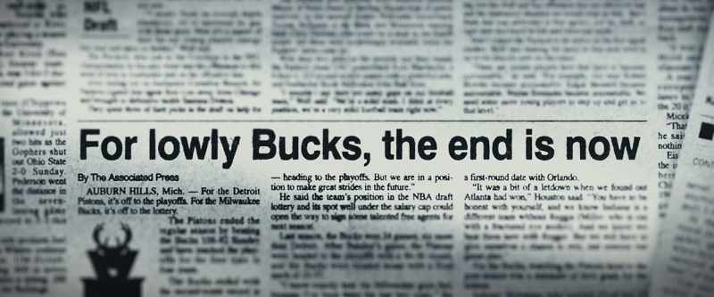 The Bucks earned the right to draft you