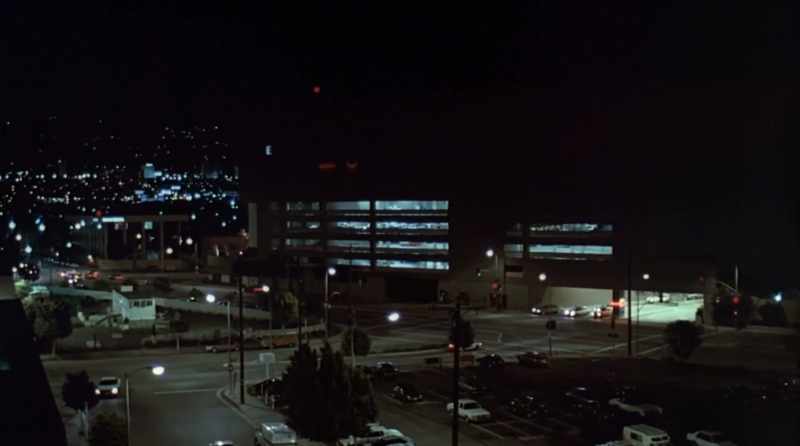 The building gets struck by lightning and it changes their algorithm and so they go